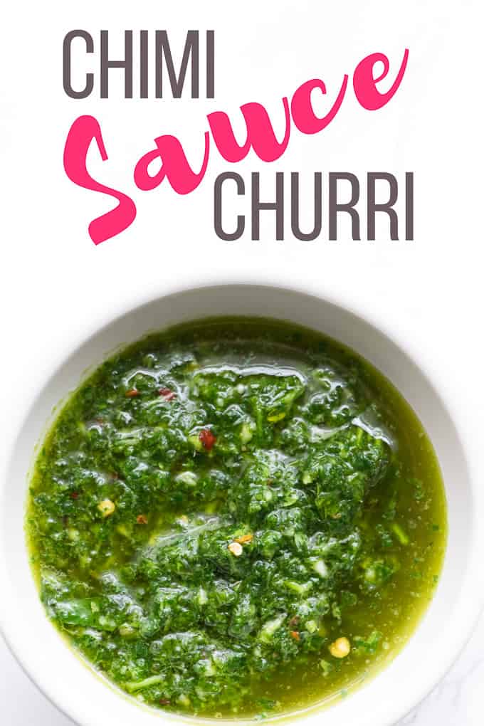 Chimichurri Sauce Healthy and easy to make bursting with flavour.