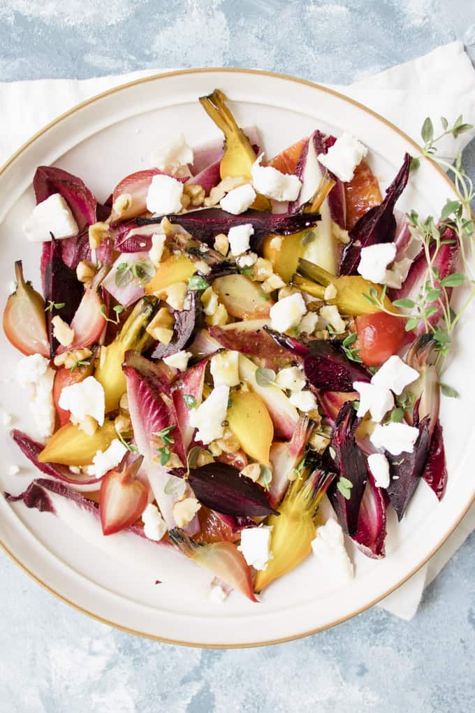 Autumn Citrus Beetroot and Goat's Cheese Salad