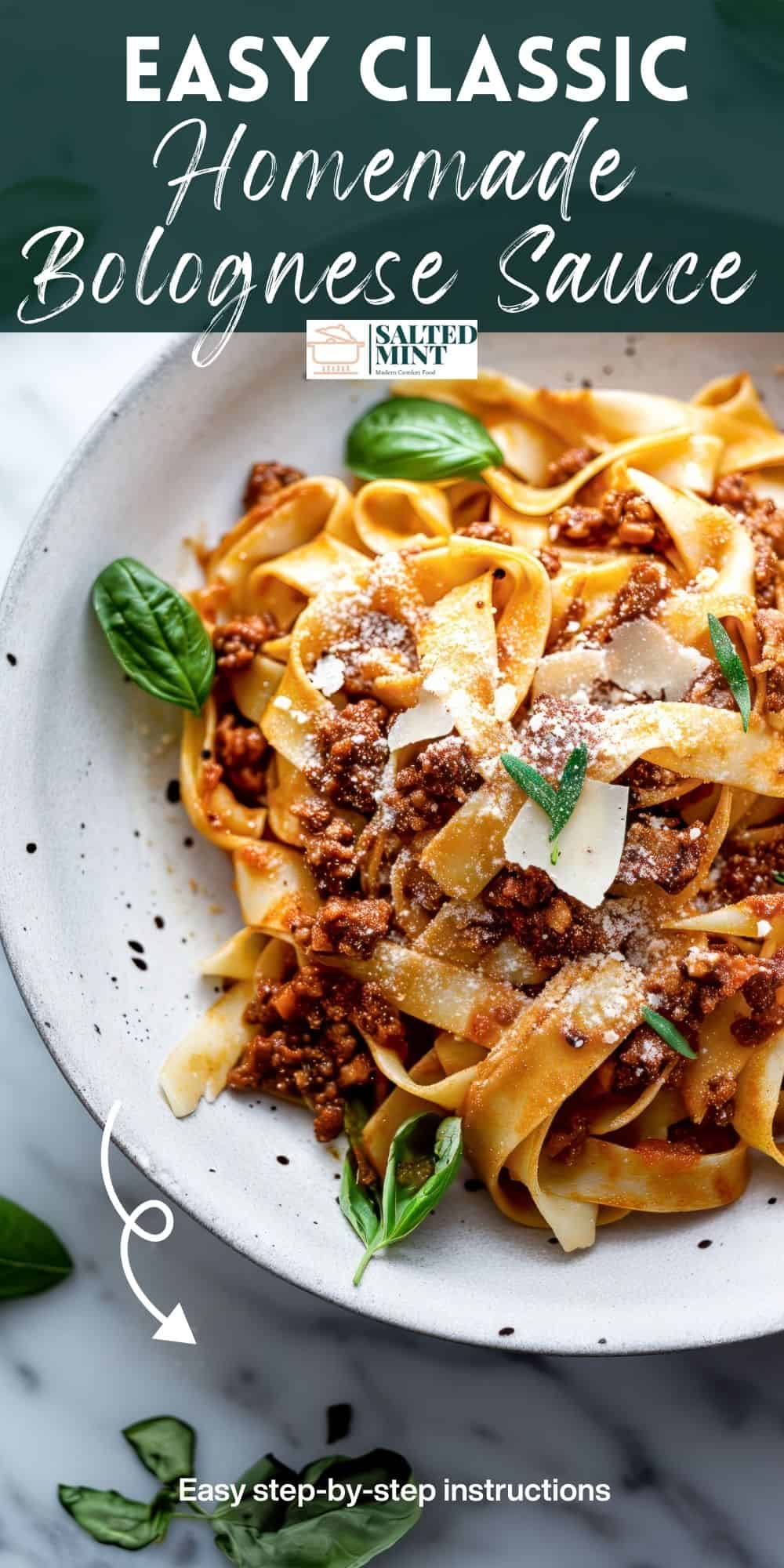 The BEST Bolognese-Style Meat Sauce • Salted Mint