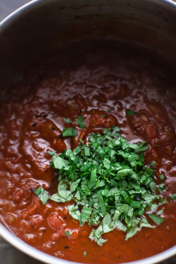 This classic arrabbiata sauce is a 30 minute Italian sauce that's perfect for any tomato based pasta dish. It's a fuss free dinner ready in minutes. Satisfyingly spicy from dried chilli flakes balanced with a hint of sweetness from basil and balsamic vinegar.