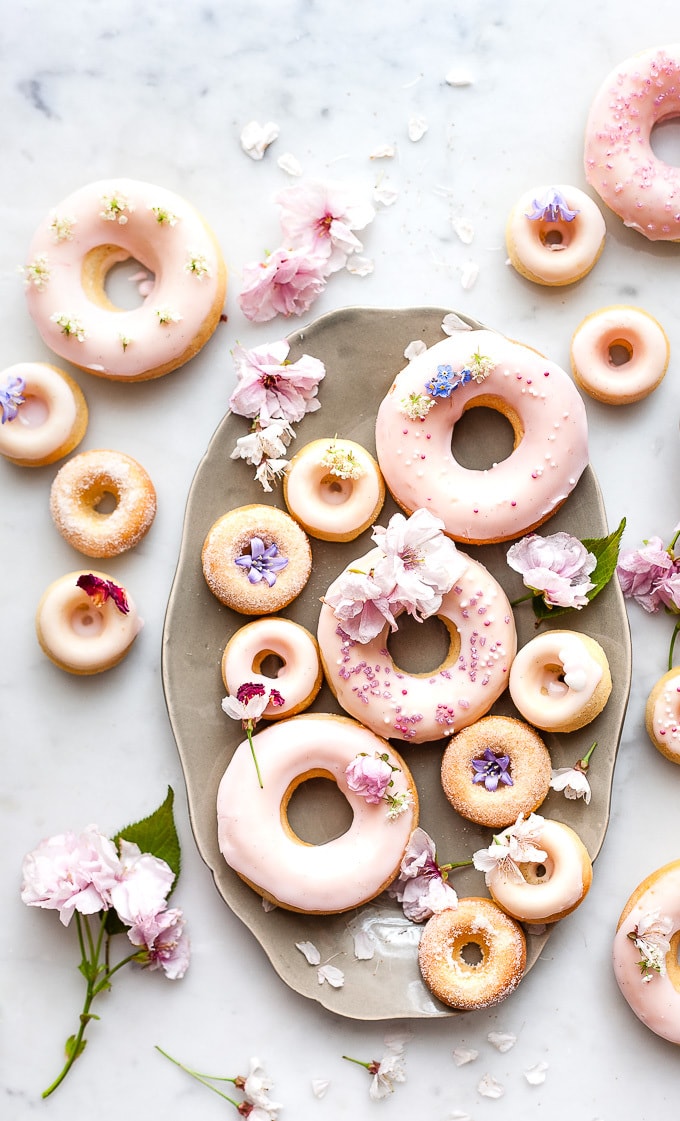 Simple Vanilla Buttermilk Baked Donuts • Salted Mint