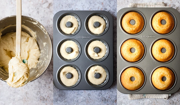 Mary Berry's lemon drizzle cake on a cake stand.