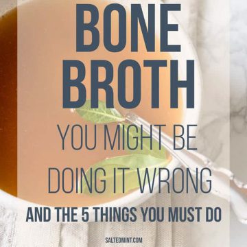Top tips for making bone broth.