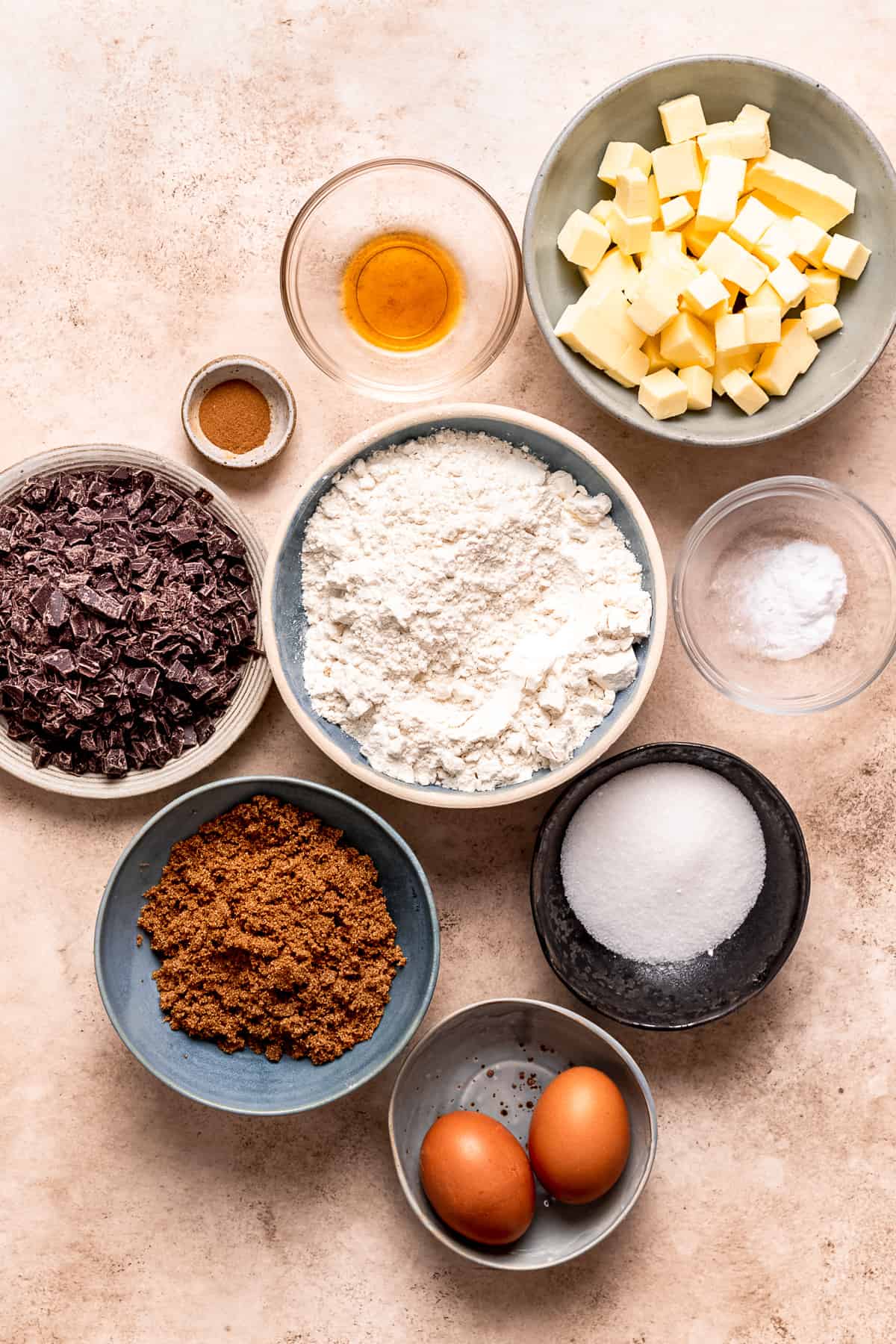 Ingredients Cardamom Chocolate Chip Cookies.