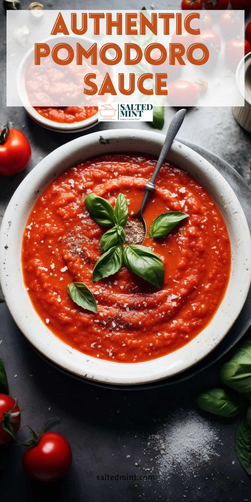 The Best Pomodoro Sauce Authentic Italian Recipe • Salted Mint