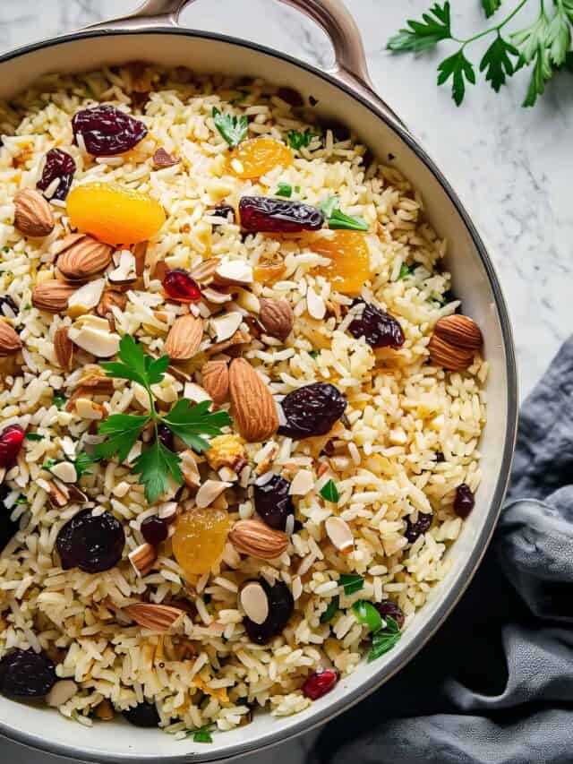 Easy Moroccan Rice Pilaf