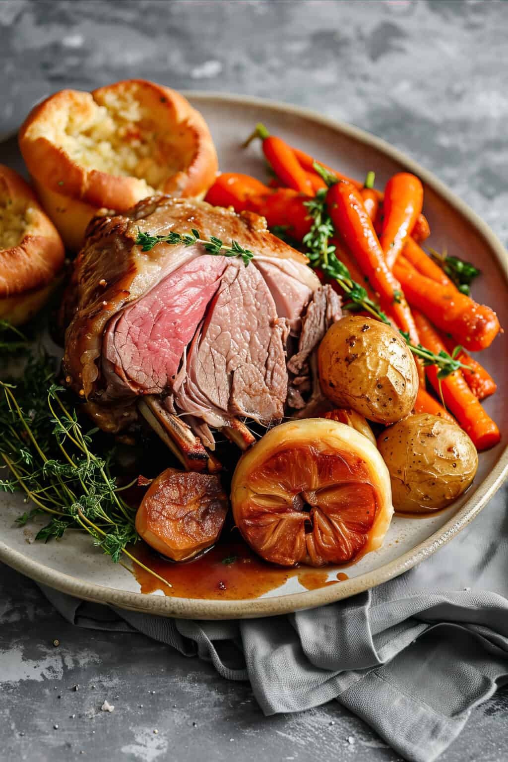 Simple Roast Leg of Lamb With Garlic and Rosemary Recipe