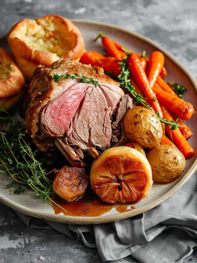 Easy Roasted Leg Of Lamb- Perfect for Easter