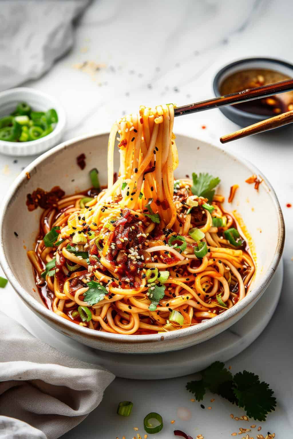 Easy Szechuan Noodles • Salted Mint